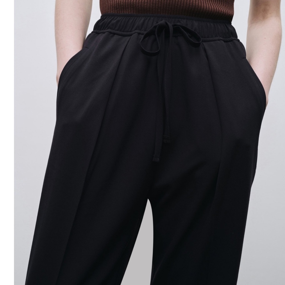 Mijeong Park Navy Drawstring Pants